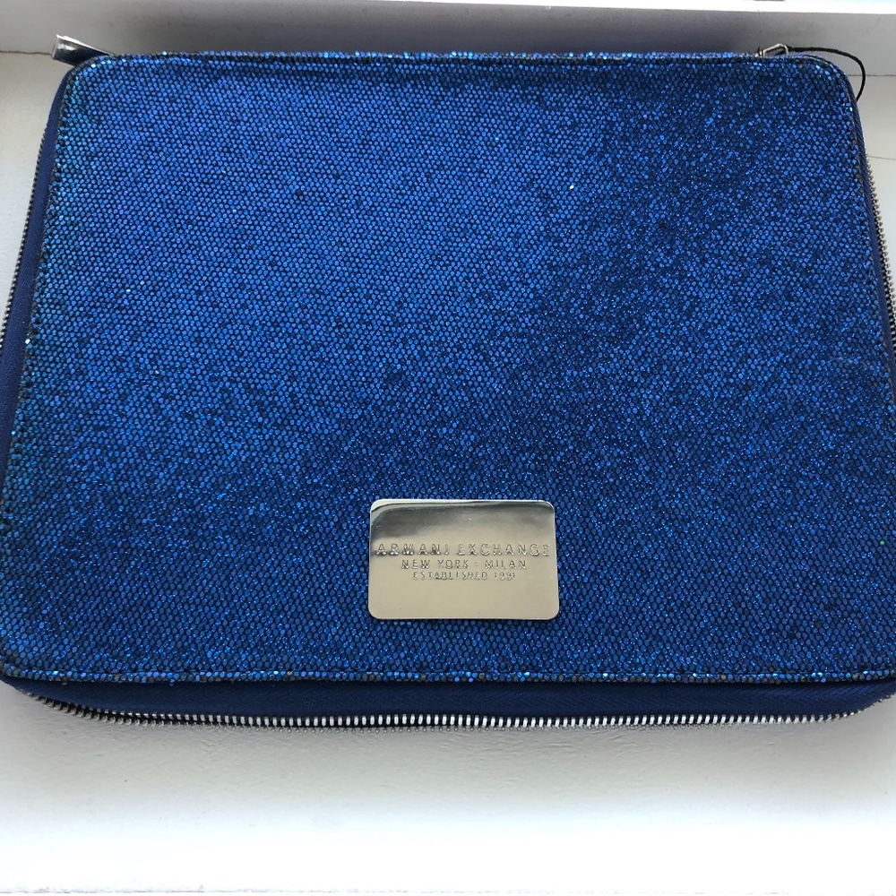 Armani Exchange Blue Sparke iPad case-NWT